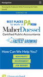 Mobile Screenshot of md-cpas.com