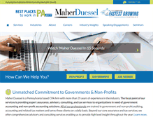 Tablet Screenshot of md-cpas.com